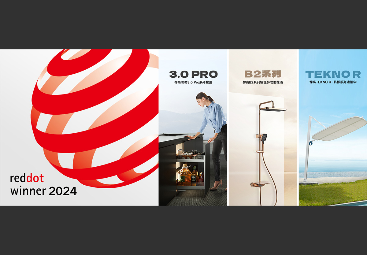 重磅 | 悍高再獲3枚紅點獎，累計紅點、iF達23枚！